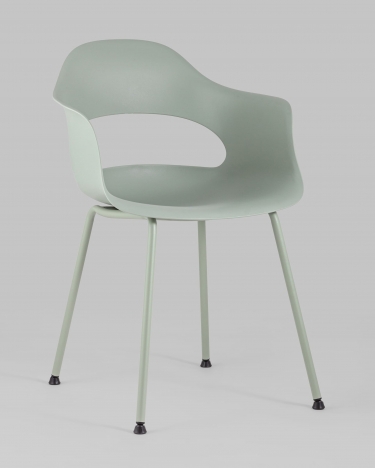 Стул пластиковый Stool Group Lady Серо-зеленый