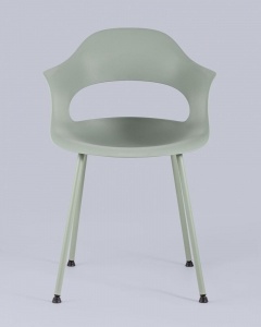 Стул пластиковый Stool Group Lady Серо-зеленый