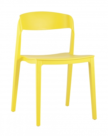 Стул пластиковый Stool Group Moris Желтый