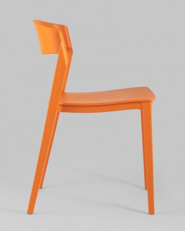 Стул пластиковый Stool Group Moris Оранжевый