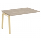 Проходной наборный элемент переговорного стола Рива ONIX WOOD OW.NPRG-3 Дуб Аттик/Светлый