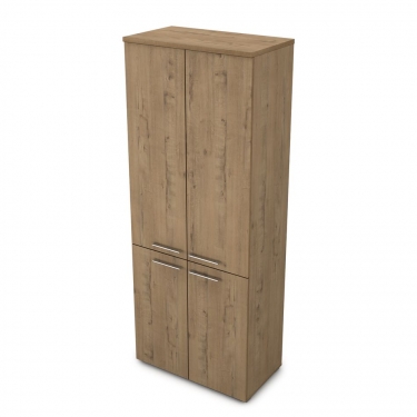 Шкаф высокий ALSAV GLOSS LINE 9НШ.005.5 Teakwood