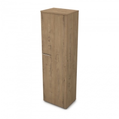 Шкаф для одежды узкий ALSAV GLOSS LINE 9НШ.014.1 Teakwood