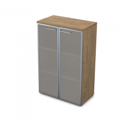 Шкаф средний со стеклом ALSAV GLOSS LINE 9НШ.017.6 Teakwood