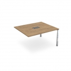 Стол системы БЭНЧ, переговорный, конечный ALSAV GLOSS LINE НСПК-П.927 Teakwood