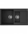 Мойка Omoikiri Omoikiri Daisen 86-2-Bl Artgranit/Черный