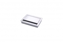 Лючок прямоугольный, металлический POINTEX CBM33622002 Белый