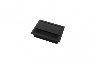 Лючок прямоугольный, металлический POINTEX CBM33622004 Черный
