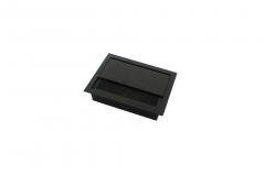 Лючок прямоугольный, металлический POINTEX CBM33622004 Черный