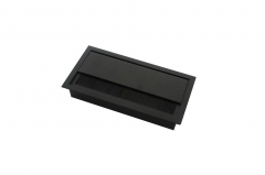 Лючок прямоугольный, металлический POINTEX CBM33622104 Черный