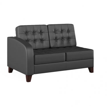 Секция 2-местная левая POINTEX BASEL BSL32161001 Черная