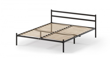 Кровать Квадрат Киров Метта 1200x2000 Черная