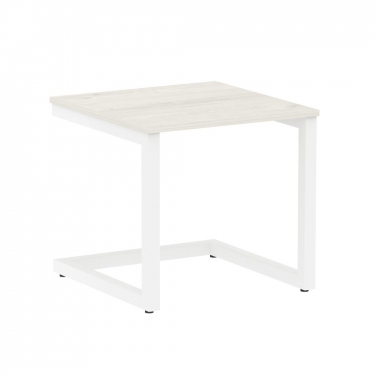 Журнальный стол Рива HOME OFFICE VR.SP-2-58.G Дуб Наварра/Белый металл