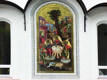 Фасадная керамика, роспись фасадов.