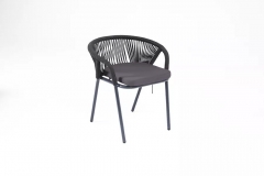 Плетеный стул 4sis Женева GEN-CH-1-001 dark grey