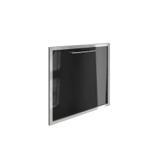 Дверь стекло в раме Рива YALTA LT-S4R Пр black