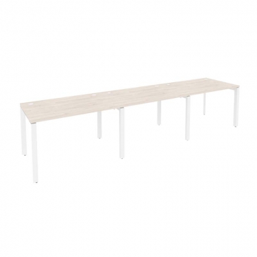 Рабочая станция на П-образном м/к Рива ONIX O.MP-RS-3.2.8 Денвер Светлый/Белый