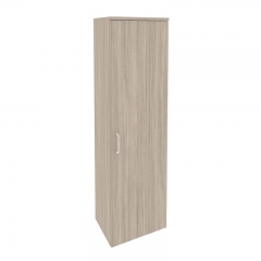 Гардероб узкий правое исполнение Рива ONIX O.GB-1R Денвер Светлый/Белый