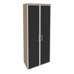 Шкаф высокий широкий Рива ONIX O.ST-1.10R black Дуб Аризона