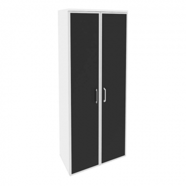 Шкаф высокий широкий Рива ONIX O.ST-1.10R black Белый Бриллиант