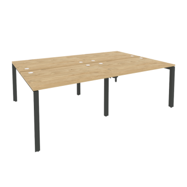 Рабочая станция на П-образном м/к Рива ONIX O.MP-D.RS-4.2.8 Тиквуд Светлый/Антрацит