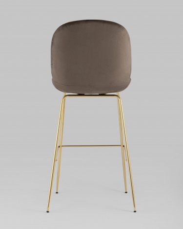 Стул барный Stool Group Beetle gold Коричневый