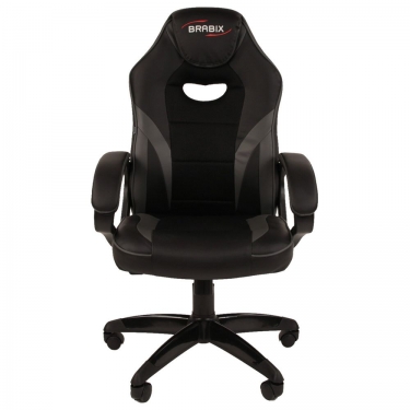 Геймерское кресло BRABIX BRABIX Accent GM-161 Черное/серое
