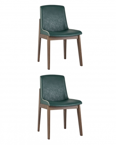 Комплект из двух стульев Stool Group LOKI 2 шт Зеленый
