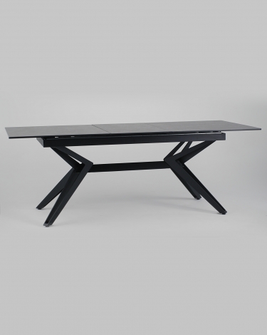 Обеденный стол раскладной Stool Group Олимпия 160-210 Темная керамика