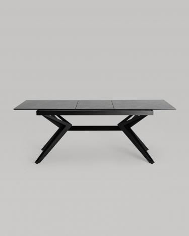 Обеденный стол раскладной Stool Group Олимпия 160-210 Темная керамика