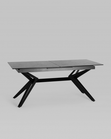 Обеденный стол раскладной Stool Group Олимпия 180-230 Темная керамика