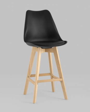 Стул барный Stool Group FRANKFURT экокожа Черный