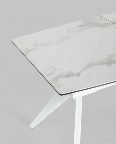 Стол обеденный Stool Group Аркада раскладной 160-210x90 Керамика светлая