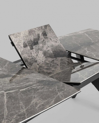 Стол обеденный Stool Group Аркада раскладной 160-210x90 Керамика темная