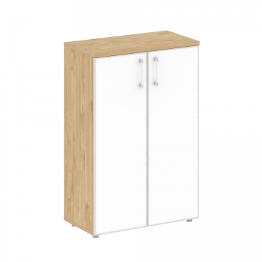 Шкаф средний широкий стеклянные дверцы Рива SHIFT SK.ST-2.4R white Тиквуд Светлый/Белый Бриллиант копия 257975