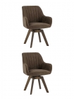 Стул вращающийся Stool Group MANS 2 шт. Коричневый