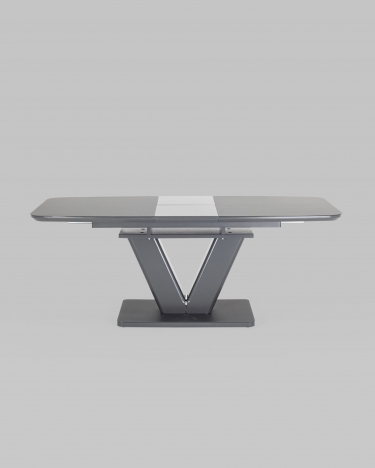 Обеденный стол Stool Group Вильнюс раскладной 160-200x90 Серый