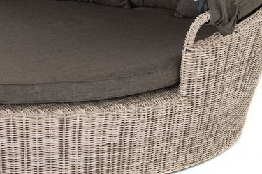 Плетеная кровать круглая 4sis Стильяно YH-L618W beige