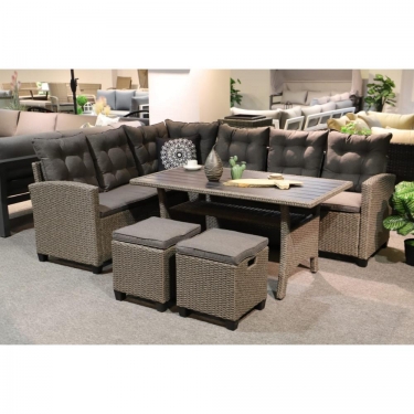 Комплект плетеной мебели Афина-мебель AFM-307G Grey