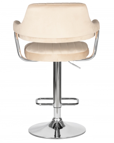 Стул барный DOBRIN DOBRIN CHARLY Бежевый велюр MJ9-10