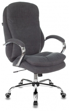Кресло руководителя Бюрократ Бюрократ T-9950SL Fabric серый Alfa 44