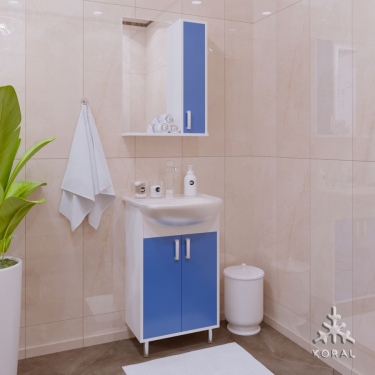 Тумба Corozo Koral Колор 50 10238 Синяя