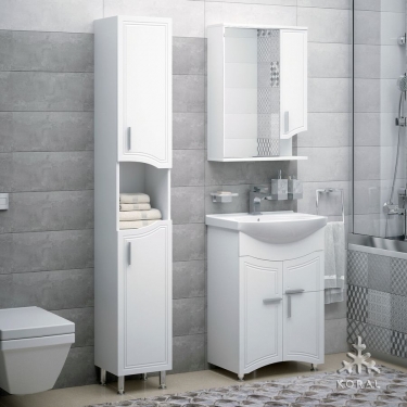 Тумба Corozo Koral Креста 55 Z1 N 19171 Белая