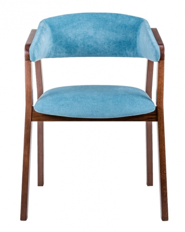 Стул R-home Dalia Soft Блю/ТемныйОрех