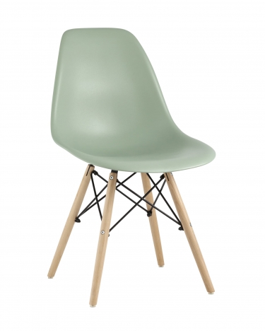 Стул Stool Group SIMPLE DSW NEW Серо-зеленый