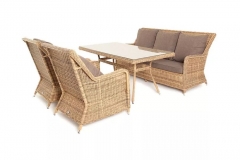 Обеденная группа 4sis Гляссе GS3C2СT-4-SET brown