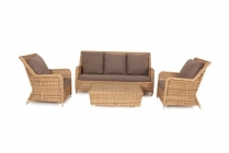 Лаунж-зона 4sis Гляссе GS3C2T-4-SET brown