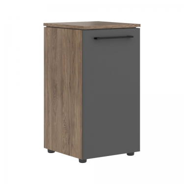 Шкаф-колонка с глухой средней дверью Skyland MORRIS TREND MMC 42.1 Антрацит Кария Пальмира
