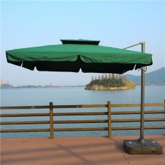 Зонт для кафе Афина-мебель AFM-300SQG-Green 3,0x3,0