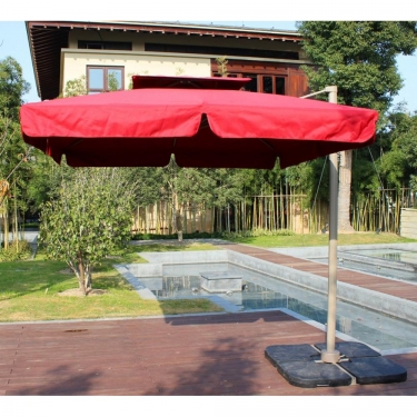 Зонт для кафе Афина-мебель AFM-300SQR-Red 3,0x3,0